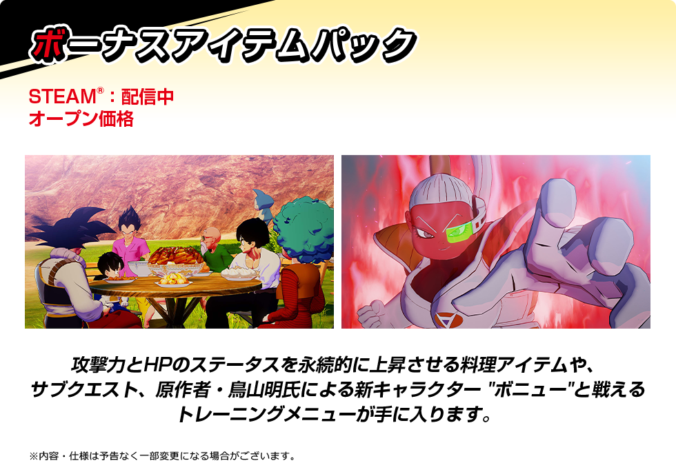 ボーナスアイテム